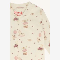 Hust&amp; Claire - Natdragt m. ombuk - Magic Toys R�hvid