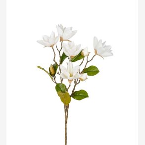PH-Import - Kunstig Magnolia, hvid, 90 cm