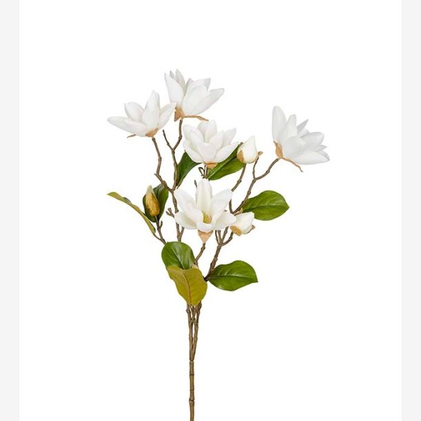 PH-Import - Kunstig Magnolia, hvid, 90 cm