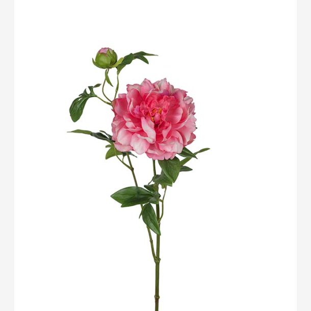 PH-Import - Kunstig Pon blomst, pink, 65 cm