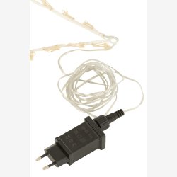 J-Line - Stjerne m/LED lys Hvid 40 x 40 cm.