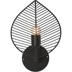 PR HOME - Elm Vglampe, Sort, 33cm.