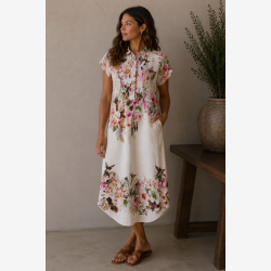 Marta Du Chateau - MdcFelisa Kjole Beige