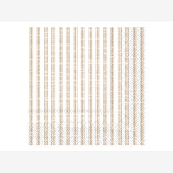 Chic Antique - Serviet m/striber papir L: 16 B: 16 cm. Hr