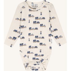 Hust&Claire - Body Rib LS m. Tog - Off White