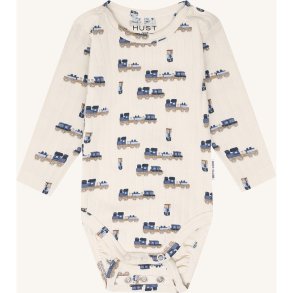 Hust&Claire - Body Rib LS m. Tog - Off White