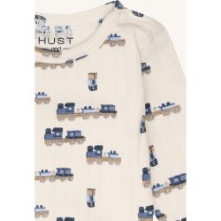 Hust&Claire - Body Rib LS m. Tog - Off White