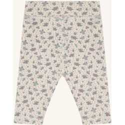Hust&Claire - Leggings m. Blomster - Off White