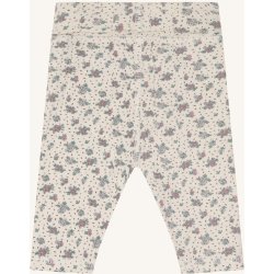 Hust&Claire - Leggings m. Blomster - Off White