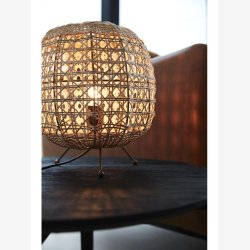 PR HOME - Wickham bordlampe, beige, 30 cm