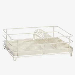 Madam Stoltz - Opvaskestativ m/drypbakke 41 x 33 x 14 cm. Cream