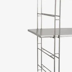 Madam Stoltz - Vghylde i jern 3 hylder, 76x24x82 cm