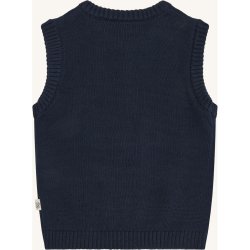 Hust &amp; Claire - Strikvest - Navy m. rensdyrmotiv