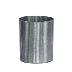 Madam Stoltz - Krukke Rund Zink D: 13 H: 16 cm.