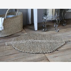 Chic Antique - Mtte formet som et blad, L90/B60 cm natur, sgrs