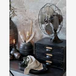 Chic Antique - Blser/Ventilator Deko jern/messing H: 37 L: 31 W: 21 cm. 