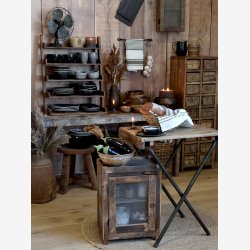 Chic Antique - Blser/Ventilator Deko jern/messing H: 37 L: 31 W: 21 cm. 