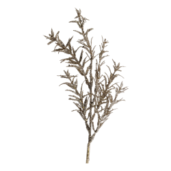 Chic Antique - Fleur Gren m. blade og glimmer H31/B10 cm champagne, PE, Glimmer