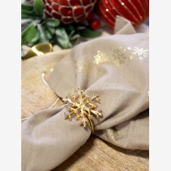 Chic Antique - Servietring Snefnug Messing