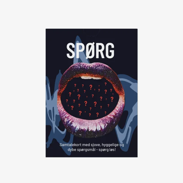 SNAK selskabsspil - SPRG - Samtalekort med sjove, hyggelige og dybe sprgsml - sprg ls!