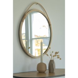 House Nordic - Malo spejl m. rattan kant, 50 cm