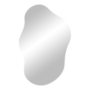 House Nordic - Palermo spejl, organisk form 40x60 cm