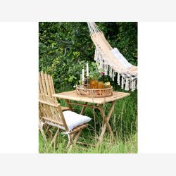 Chic Antique - Lyon Stol foldebar Naturlig H92xB50xL42cm Bambus.