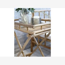 Chic Antique - Lyon Bakkebord Naturlig H70xB60xL40cm Bambus.