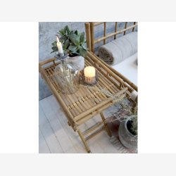Chic Antique - Lyon Bakkebord Naturlig H70xB60xL40cm Bambus.
