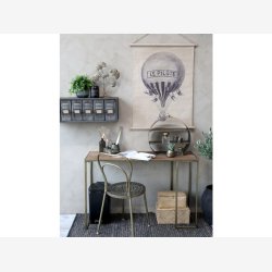 Chic Antique - Spisestol m. mnster Antique Messing H92xL41xB41cm Jern.