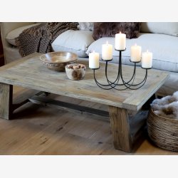 Chic Antique - UNIKA Sofabord Naturlig H40xB130xL68cm Genbrugstr.