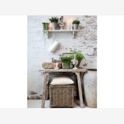 Chic Antique - Konsolbord Fransk gr H75xB90xL45cm Fyrretr.