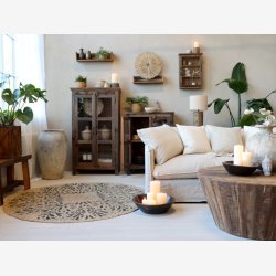 Chic Antique - Grimaud UNIKA Bnk Naturlig Ca. H45xL90xB20cm Genbrugstr.