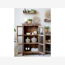Chic Antique - Grimaud UNIKA Vitrineskab Ca. H140xB80xL48cm Genbrugstr.