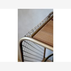 Chic Antique - Vogn p hjul m. trhylder