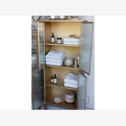 Chic Antique - Vitrineskab m. 4 glaslger