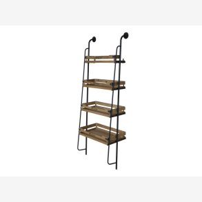 Chic Antique - Reol til vg m. 4 hylder