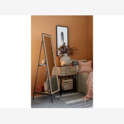 Chic Antique - Grimaud Sidebord m. 6 murstensforme og 1 hylde, H76/L57/B33cm.