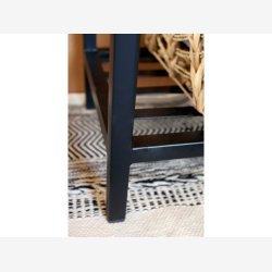 Chic Antique - Grimaud Sidebord m. 6 murstensforme og 1 hylde, H76/L57/B33cm.