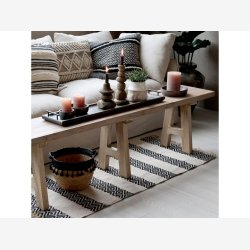 Chic Antique - Bnk i genbrugstr, natur