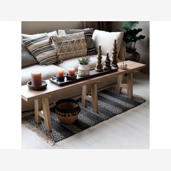 Chic Antique - Bnk i genbrugstr, natur