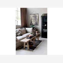 Chic Antique - Bnk i genbrugstr, natur