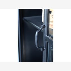 Chic Antique - Vitrineskab m. 2 lger og hylder, H184/L63,5/B41,5cm.