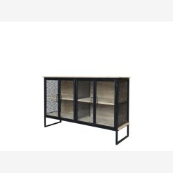 Chic Antique - Vence Sknk m. 4 lger &amp; hylder, H80/L121/B38cm.