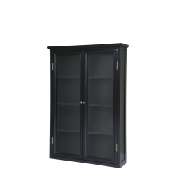 Chic Antique - Marseille Vgskab m. 4 hylder H120/L82/B21 cm sort