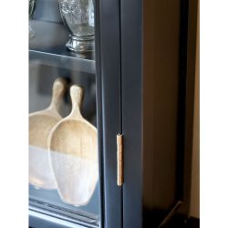 Chic Antique - Marseille Vgskab m. 4 hylder H120/L82/B21 cm sort