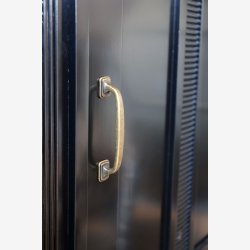 Chic Antique - Marseille reol m. 4 hylder og 2 lger Sort