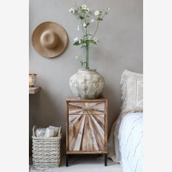 Chic Antique - Skab m. 1 lge og skuffe Natur