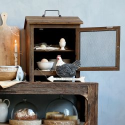 Chic Antique - Flueskab i genbrugstr