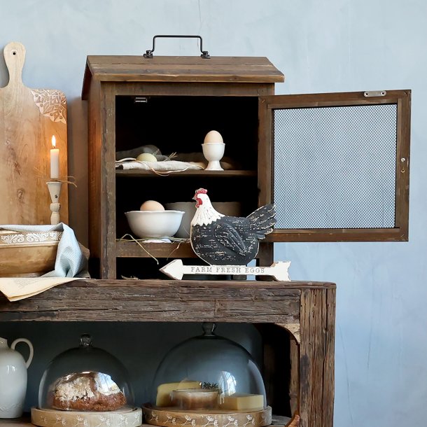 Chic Antique - Flueskab i genbrugstr